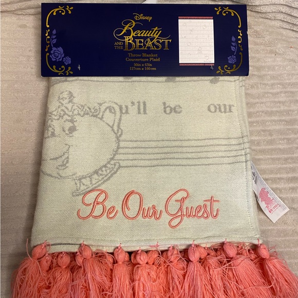 Disney Bedding Beauty And The Beast Throw Blanket Poshmark